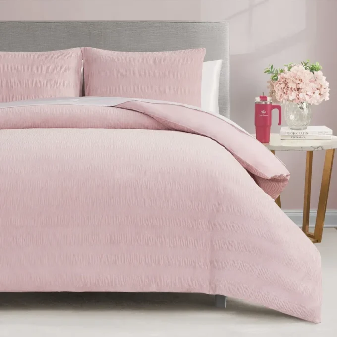 Crinkle Velvet Comforter Set Crinkle Velvet Comforter Set