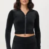 Cropped Mockneck Jacket Cropped Mockneck Jacket