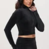 Cropped Mockneck Jacket Cropped Mockneck Jacket