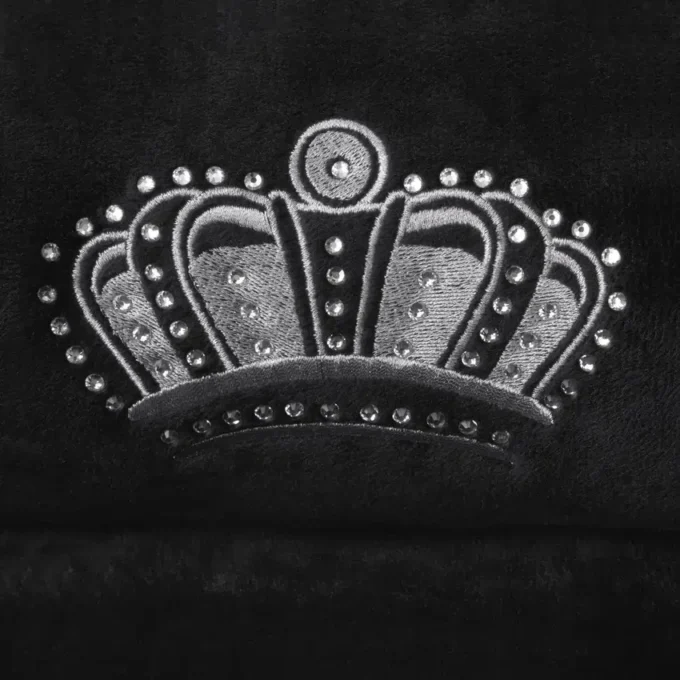Crown Bling Black Pet Bed Crown Bling Black Pet Bed