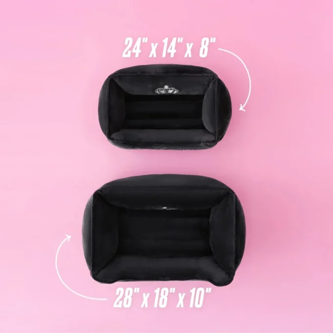Crown Bling Black Pet Bed Crown Bling Black Pet Bed