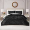 Crushed Velvet Comforter Set Crushed Velvet Comforter Set