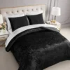 Crushed Velvet Comforter Set Crushed Velvet Comforter Set