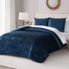 Crushed Velvet Comforter Set Crushed Velvet Comforter Set