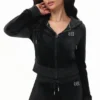 Custom Initial Og Big Bling Velour Hoodie Custom Initial Og Big Bling Velour Hoodie