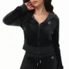 Custom Initial Og Big Bling Velour Hoodie Custom Initial Og Big Bling Velour Hoodie