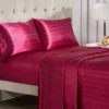 Damask Stripe Satin Sheet Set Damask Stripe Satin Sheet Set