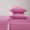 Damask Stripe Satin Sheet Set Damask Stripe Satin Sheet Set