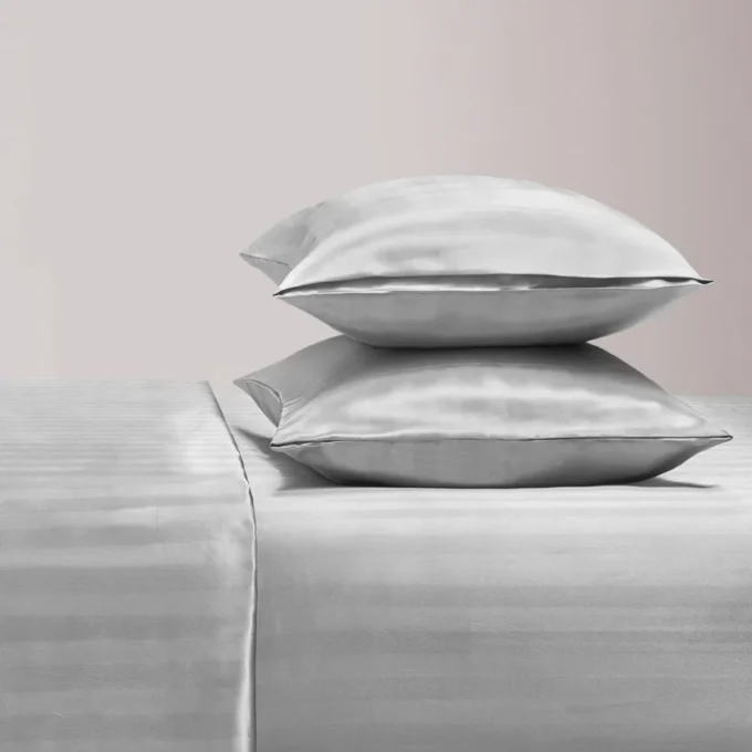 Damask Stripe Satin Sheet Set Damask Stripe Satin Sheet Set