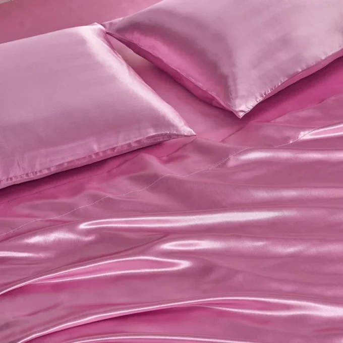 Damask Stripe Satin Sheet Set Damask Stripe Satin Sheet Set