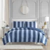 Denim Stripe Reversible Comforter Set Denim Stripe Reversible Comforter Set