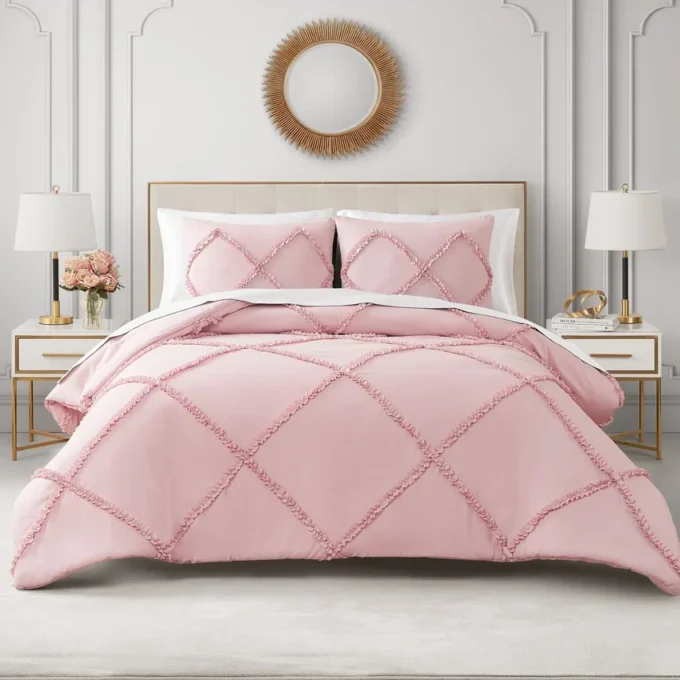 Diamond Ruffle Comforter Set Diamond Ruffle Comforter Set