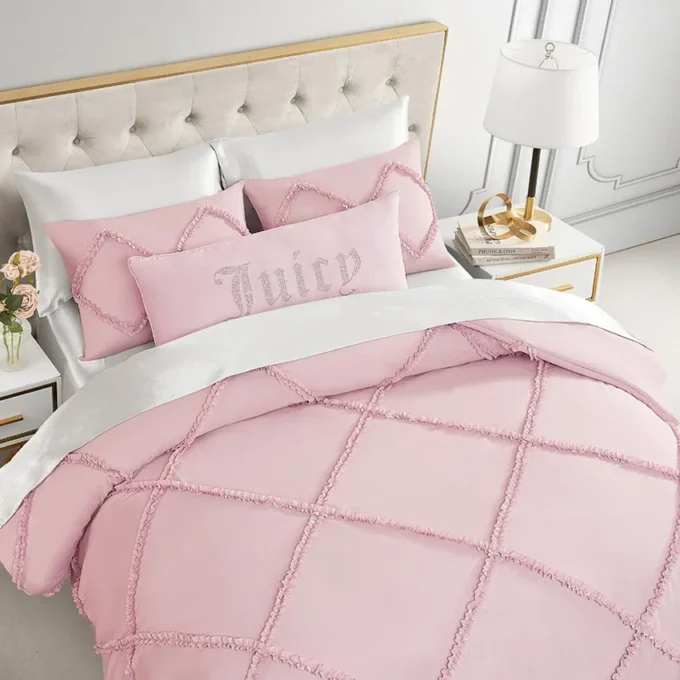 Diamond Ruffle Comforter Set Diamond Ruffle Comforter Set