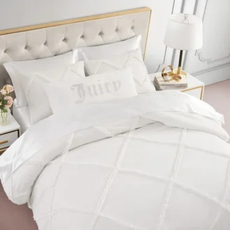 Diamond Ruffle Comforter Set