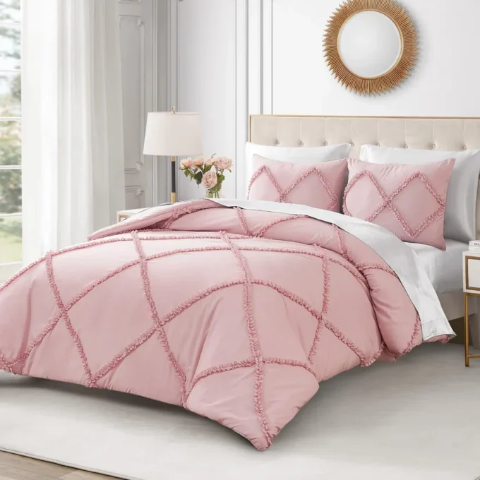 Diamond Ruffle Comforter Set Diamond Ruffle Comforter Set