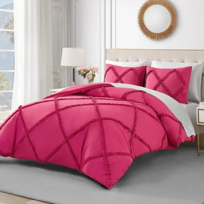 Diamond Ruffle Comforter Set Diamond Ruffle Comforter Set