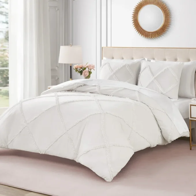 Diamond Ruffle Comforter Set Diamond Ruffle Comforter Set