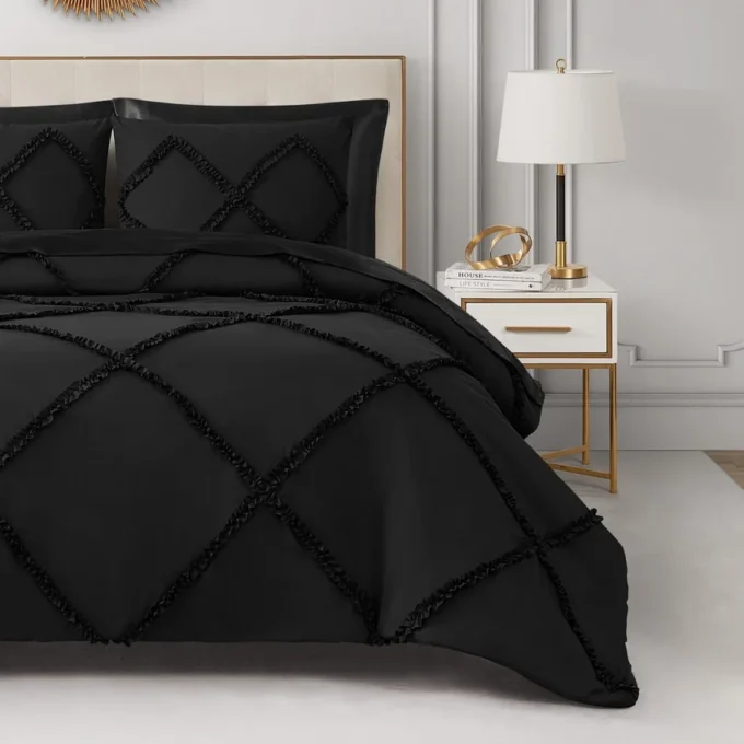 Diamond Ruffle Comforter Set Diamond Ruffle Comforter Set