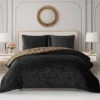 Embossed Leopard Reversible Comforter Set Embossed Leopard Reversible Comforter Set