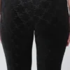 Embossed Velour Track Pants