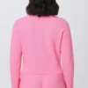 Embroidered Tipped Sweater Cardigan Embroidered Tipped Sweater Cardigan