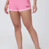 Embroidered Tipped Sweater Shorts Embroidered Tipped Sweater Shorts