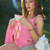 Embroidered Tipped Tank Top Embroidered Tipped Tank Top