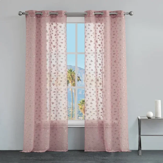 Ethel Embellished Sheer Curtains Ethel Embellished Sheer Curtains