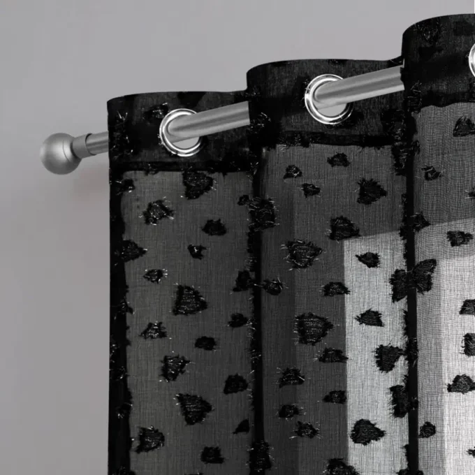 Ethel Embellished Sheer Curtains Ethel Embellished Sheer Curtains
