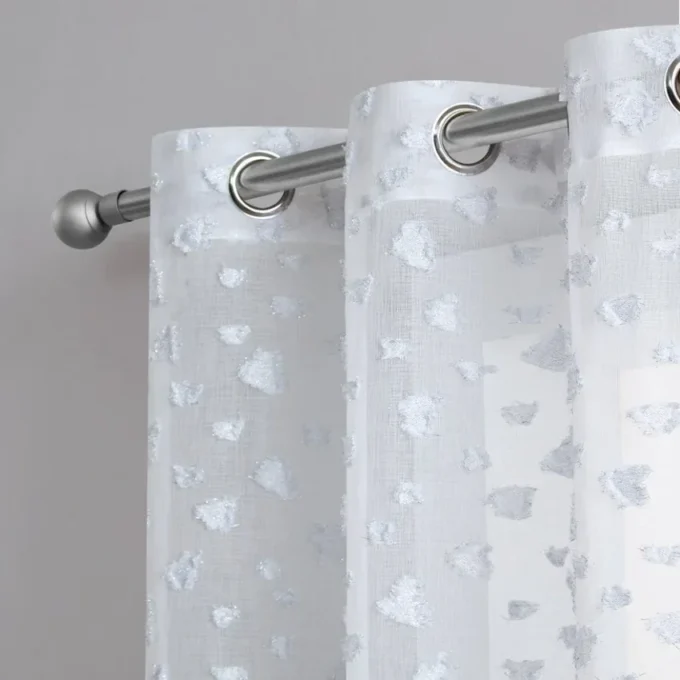 Ethel Embellished Sheer Curtains Ethel Embellished Sheer Curtains