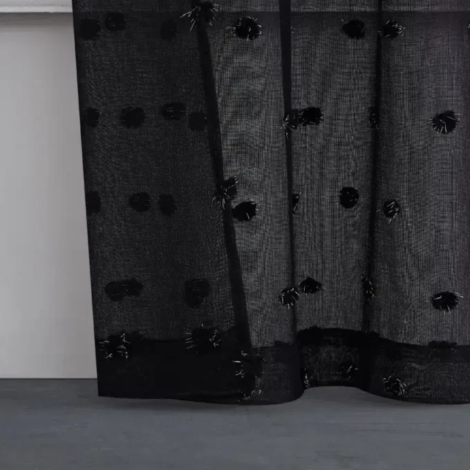 Evelyn Polka Dot Sheer Curtains Evelyn Polka Dot Sheer Curtains
