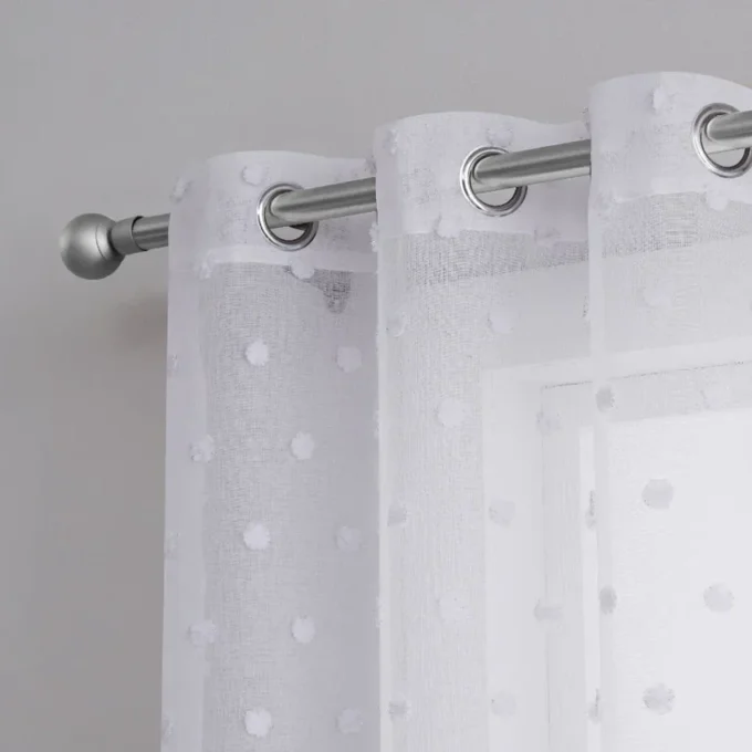 Evelyn Polka Dot Sheer Curtains Evelyn Polka Dot Sheer Curtains