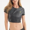 Faux Leather Crop Top Faux Leather Crop Top