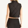 Faux Suede Monogram Vest Faux Suede Monogram Vest