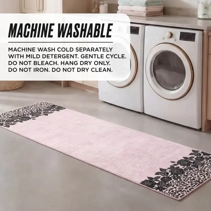 Finely Washable Rug, 2′ X 6′ Finely Washable Rug, 2′ X 6′