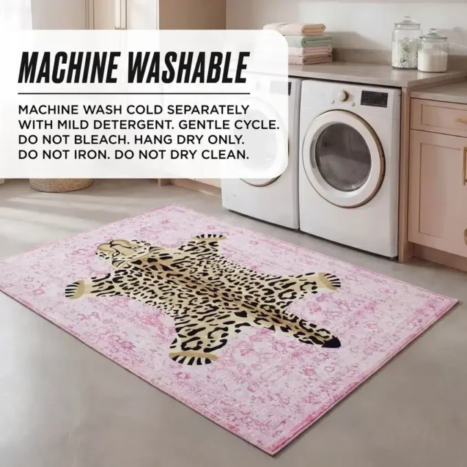 Finely Washable Rug, 3′ X 5′ Finely Washable Rug, 3′ X 5′