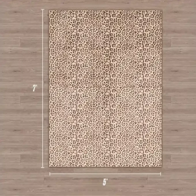 Finely Washable Rug, 5′ X 7′ Finely Washable Rug, 5′ X 7′