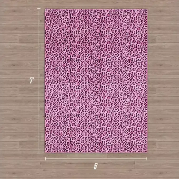 Finely Washable Rug, 5′ X 7′