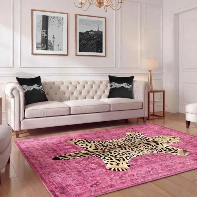 Finely Washable Rug, 7’10 X 10′