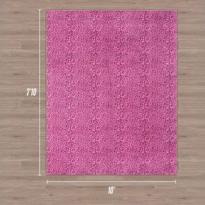 Finely Washable Rug, 7’10 X 10′