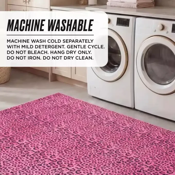 Finely Washable Rug, 7’10 X 10′