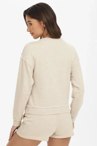 French Terry Embroidered Crewneck