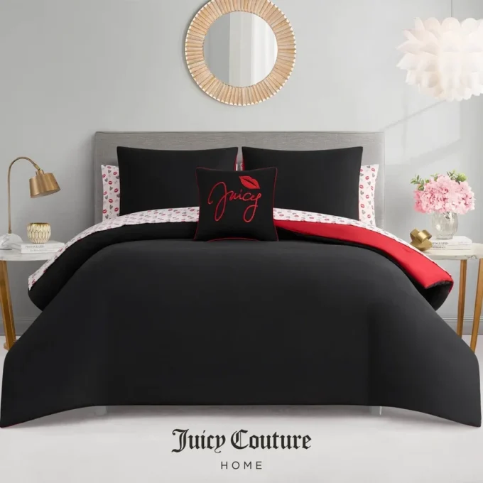 Glam Girl Solid Reversible Bed in a Bag Bedding Set Glam Girl Solid Reversible Bed in a Bag Bedding Set