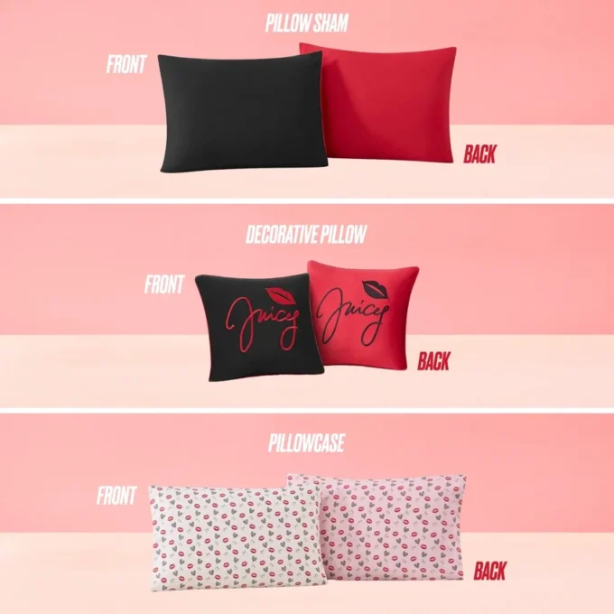 Glam Girl Solid Reversible Bed in a Bag Bedding Set Glam Girl Solid Reversible Bed in a Bag Bedding Set