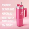 Glam Logo Stainless Steel Water Bottle Glam Logo Stainless Steel Water Bottle