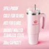 Glam Logo Stainless Steel Water Bottle Glam Logo Stainless Steel Water Bottle