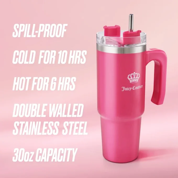 Glam Logo Stainless Steel Water Bottle Glam Logo Stainless Steel Water Bottle