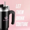 Glam Logo Stainless Steel Water Bottle Glam Logo Stainless Steel Water Bottle
