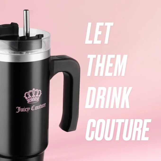Glam Logo Stainless Steel Water Bottle Glam Logo Stainless Steel Water Bottle