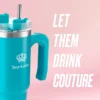 Glam Logo Stainless Steel Water Bottle Glam Logo Stainless Steel Water Bottle